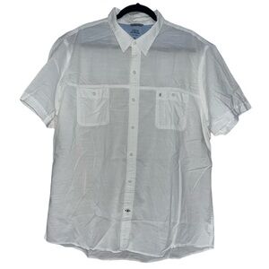 4/$25 Men’s Izod Saltwater White Button Down Shirt Size XXL